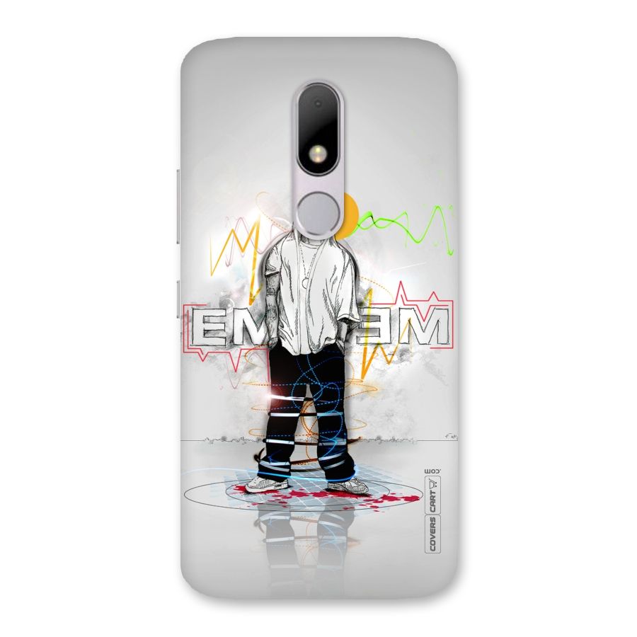 Rap King Eminem Back Case for Moto M