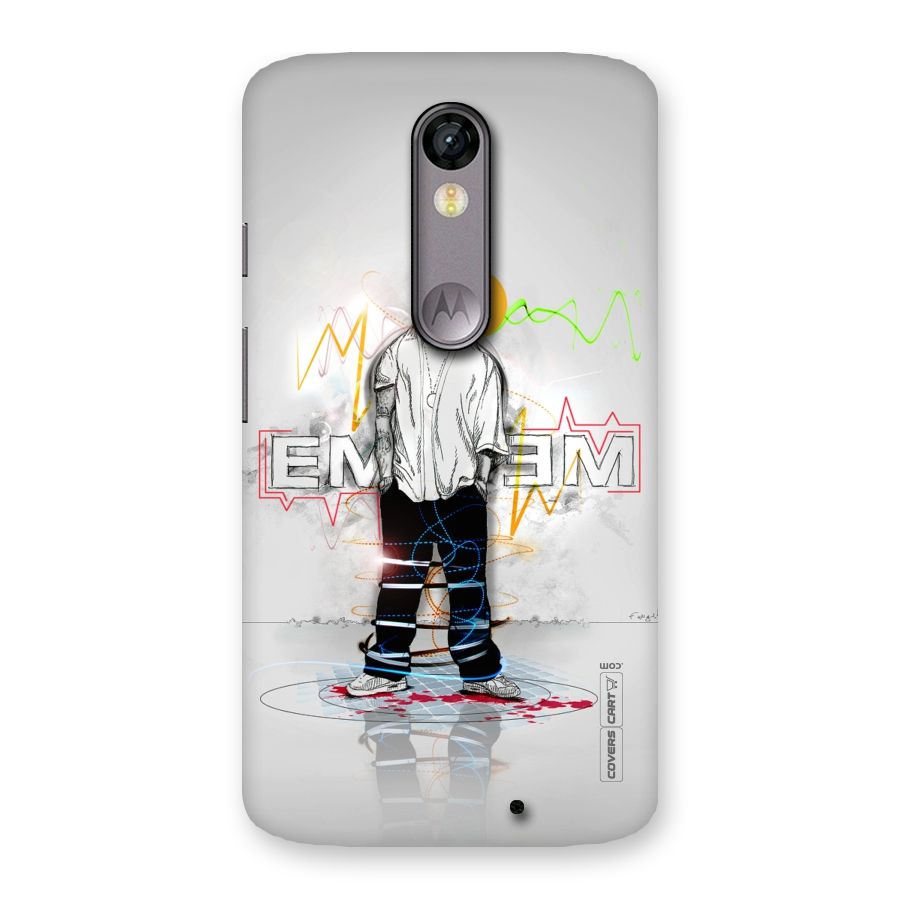 Rap King Eminem Back Case for Moto X Force