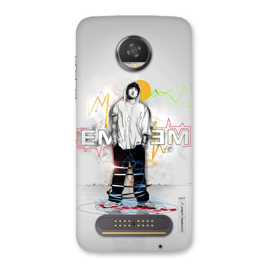 Rap King Eminem Back Case for Moto Z2 Play