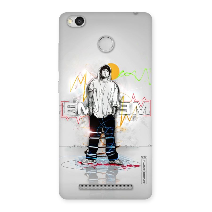 Rap King Eminem Back Case for Redmi 3S Prime