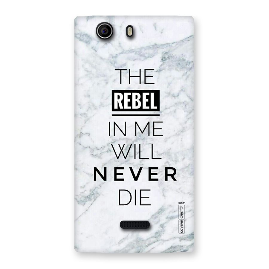 Rebel Will Not Die Back Case for Canvas Nitro 2 E311