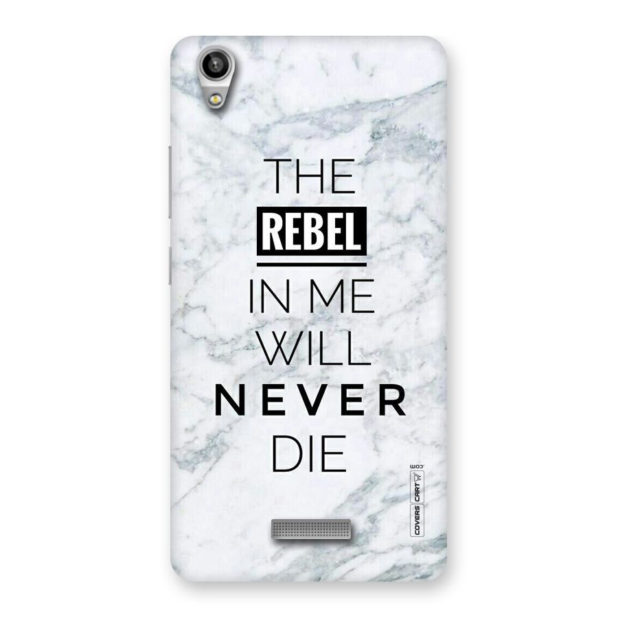 Rebel Will Not Die Back Case for Lava-Pixel-V1