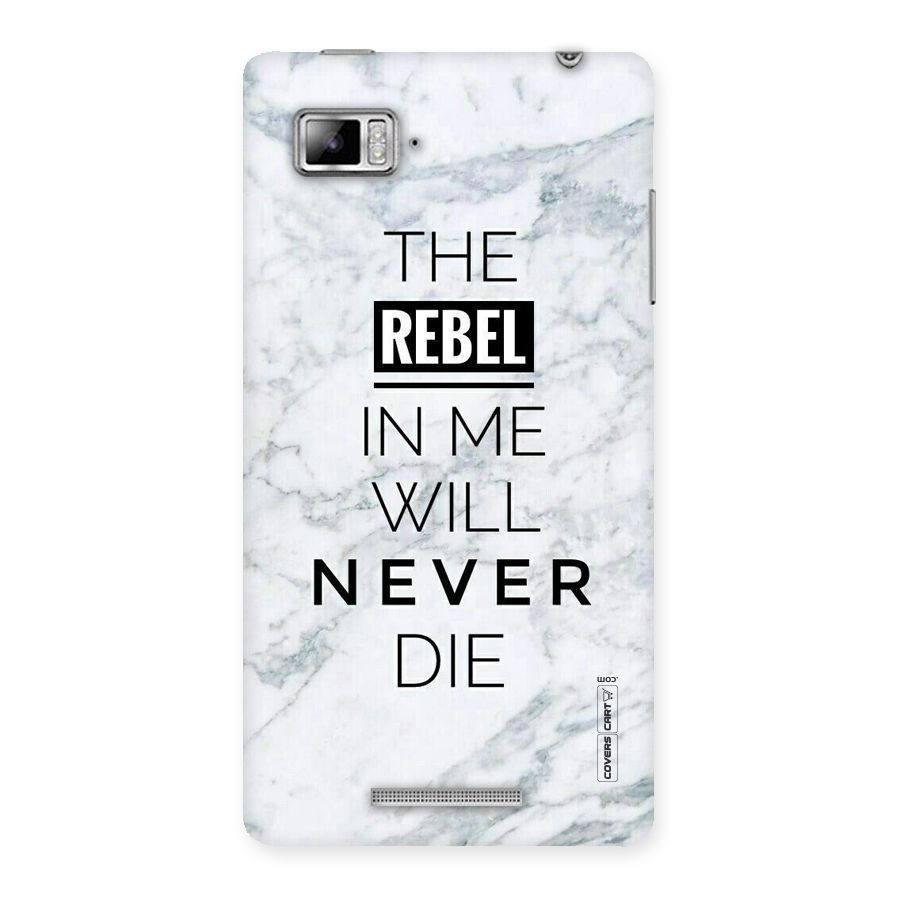 Rebel Will Not Die Back Case for Lenovo Vibe Z K910
