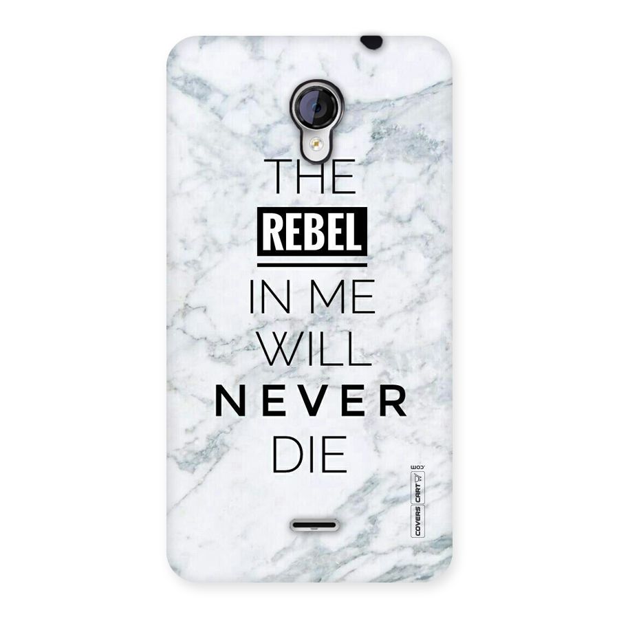 Rebel Will Not Die Back Case for Micromax Unite 2 A106