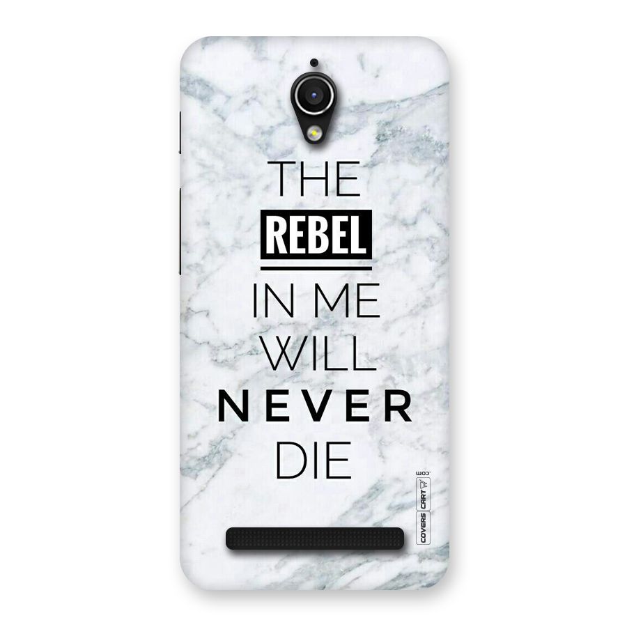Rebel Will Not Die Back Case for Zenfone Go
