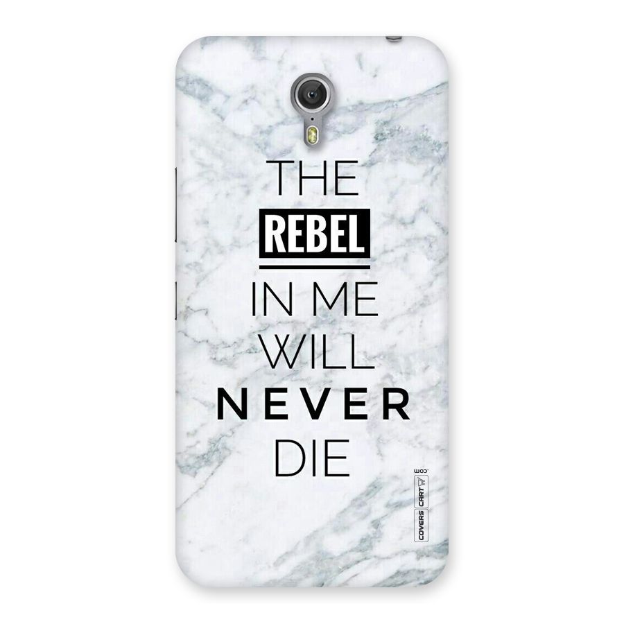 Rebel Will Not Die Back Case for Zuk Z1