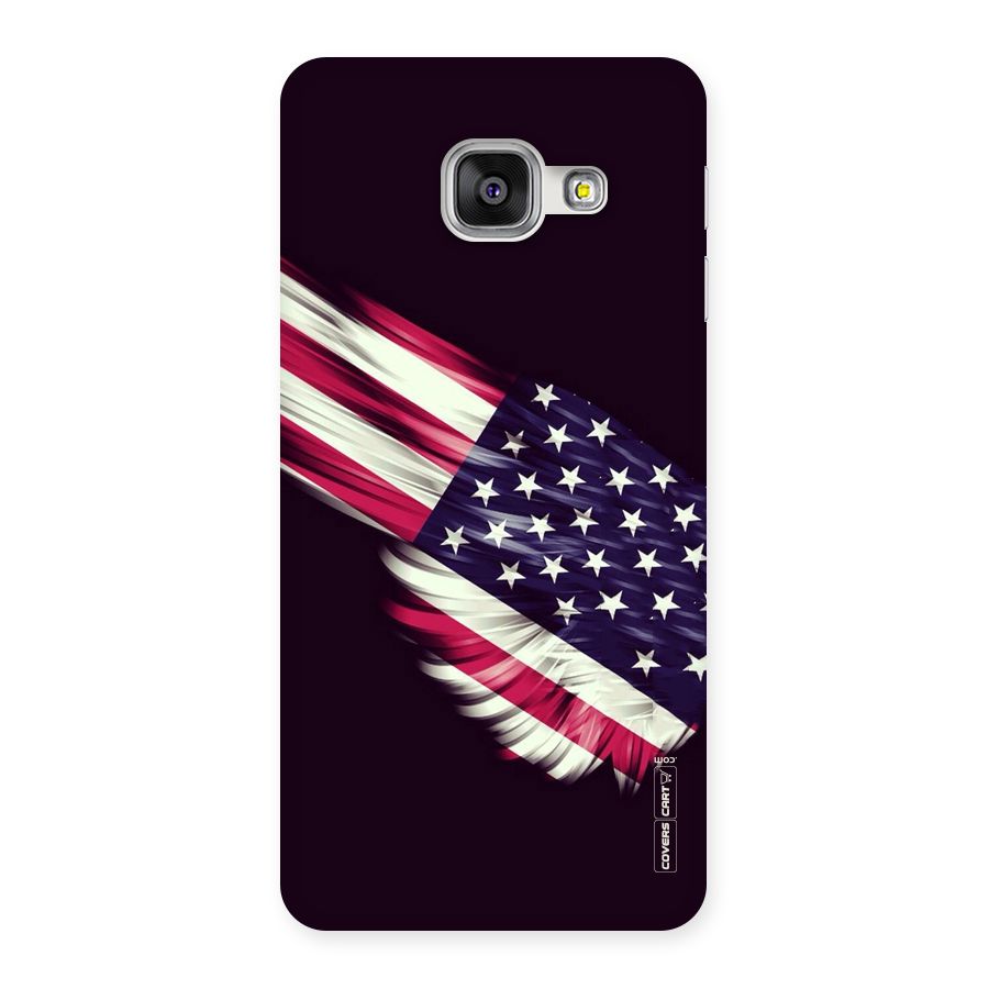 Red And White Stripes Stars Back Case for Galaxy A3 2016