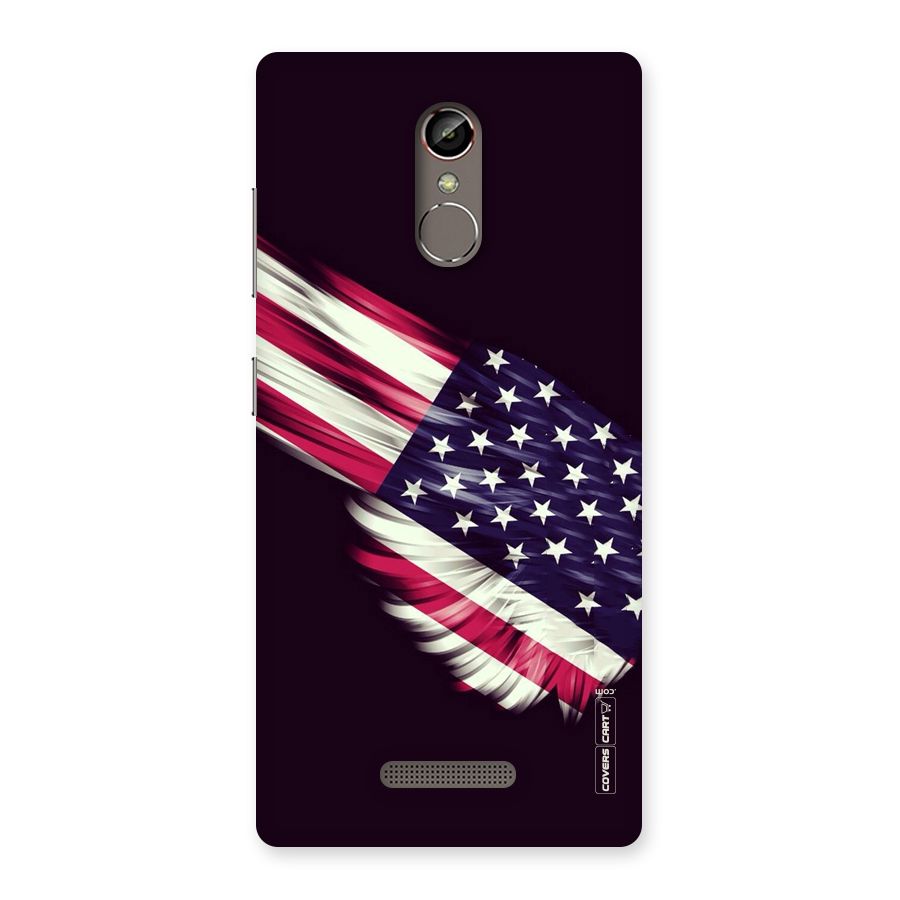 Red And White Stripes Stars Back Case for Gionee S6s