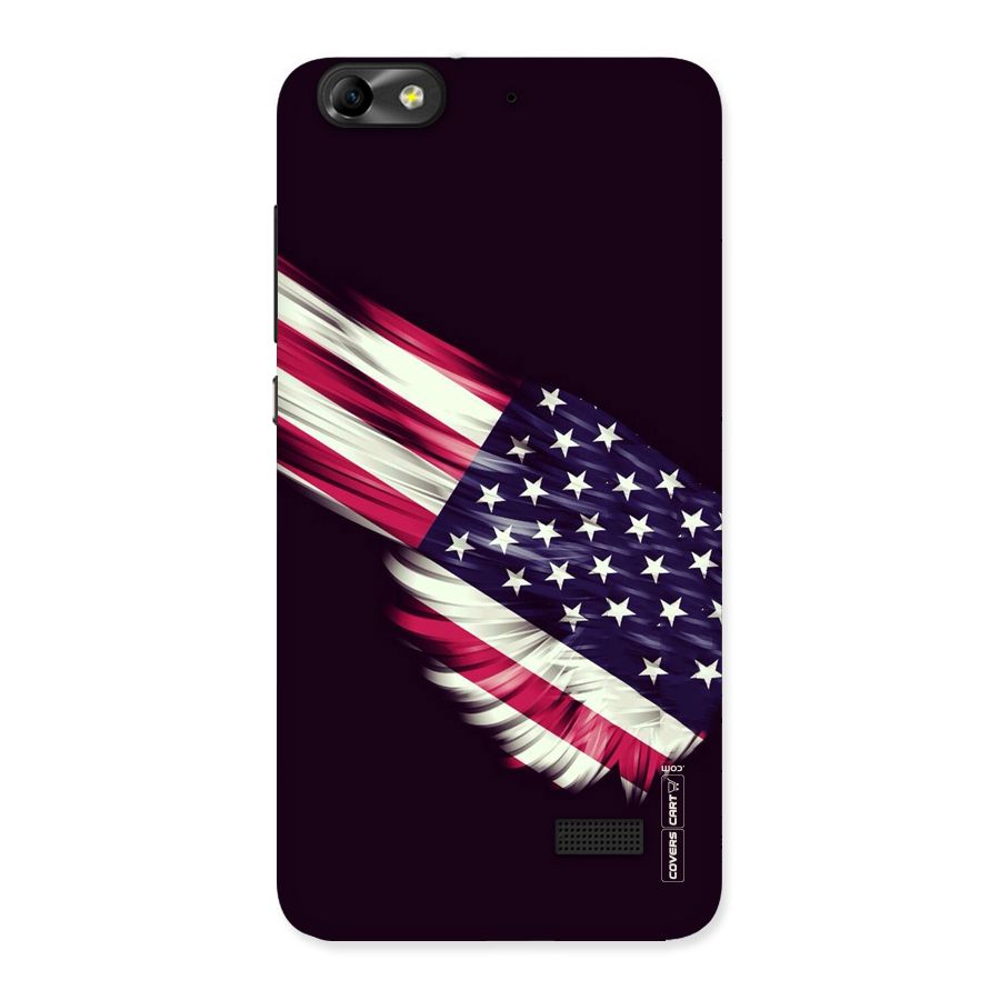 Red And White Stripes Stars Back Case for Honor 4C