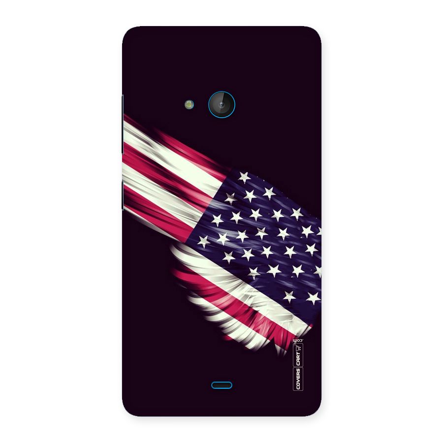Red And White Stripes Stars Back Case for Lumia 540