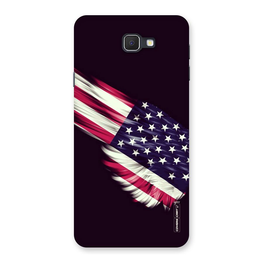 Red And White Stripes Stars Back Case for Samsung Galaxy J7 Prime