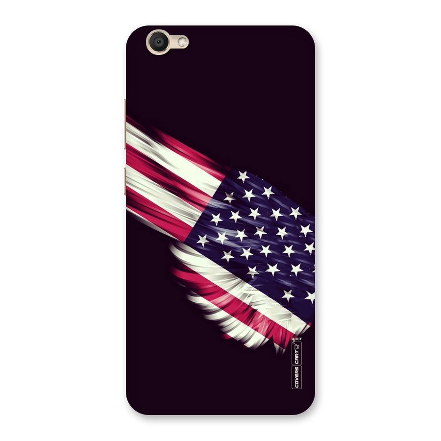 Red And White Stripes Stars Back Case for Vivo V5