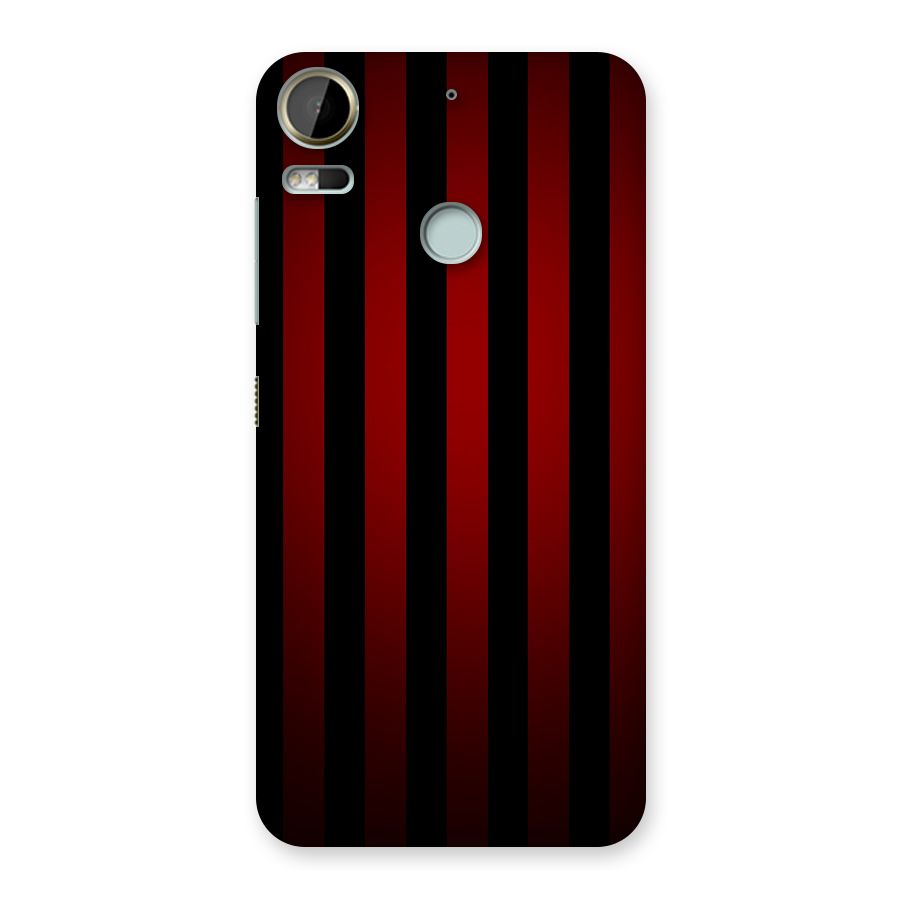 Red Black Stripes Back Case for Desire 10 Pro