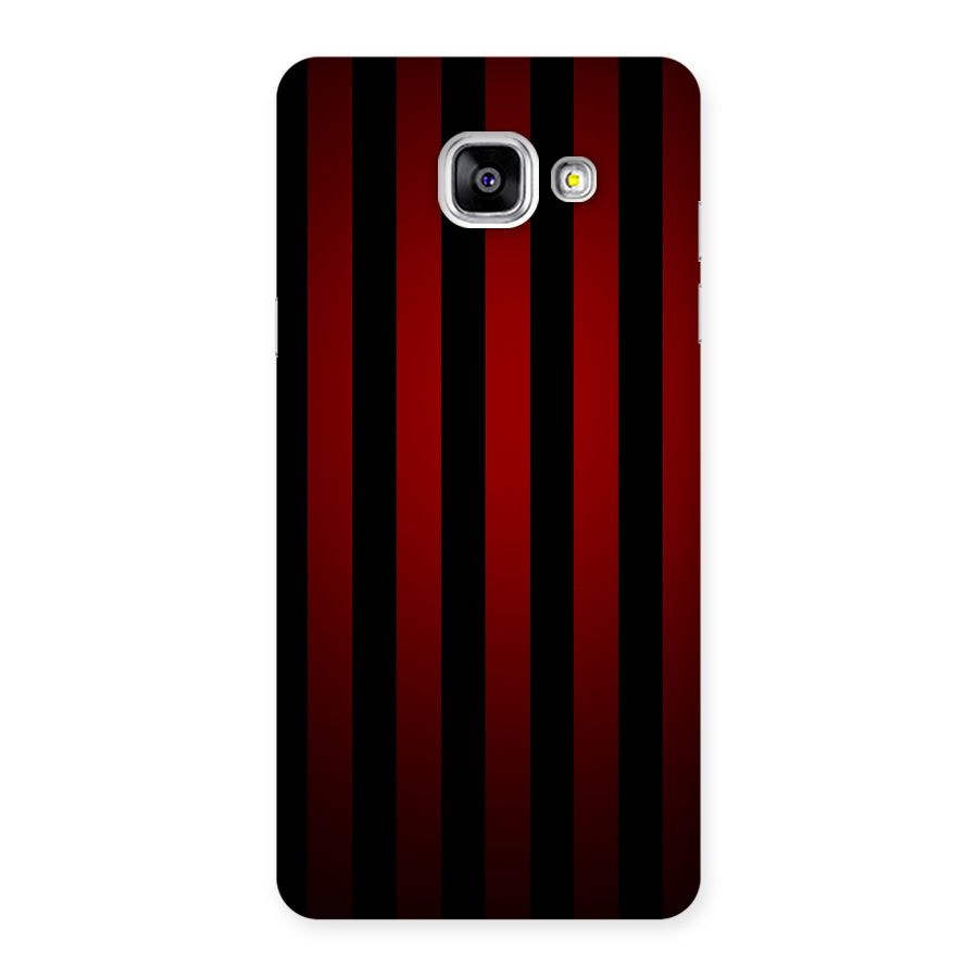 Red Black Stripes Back Case for Galaxy A5 2016