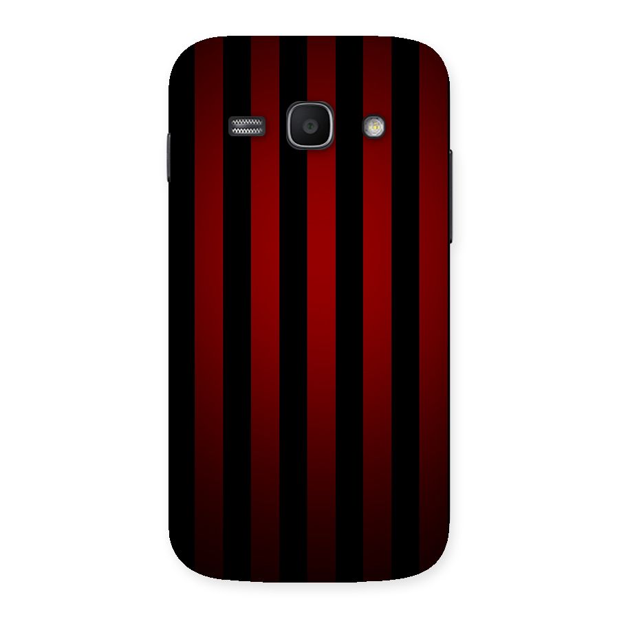 Red Black Stripes Back Case for Galaxy Ace 3