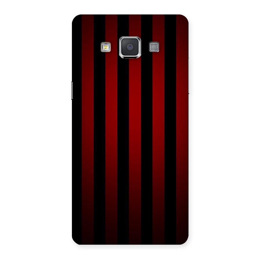 Red Black Stripes Back Case for Galaxy Grand 3