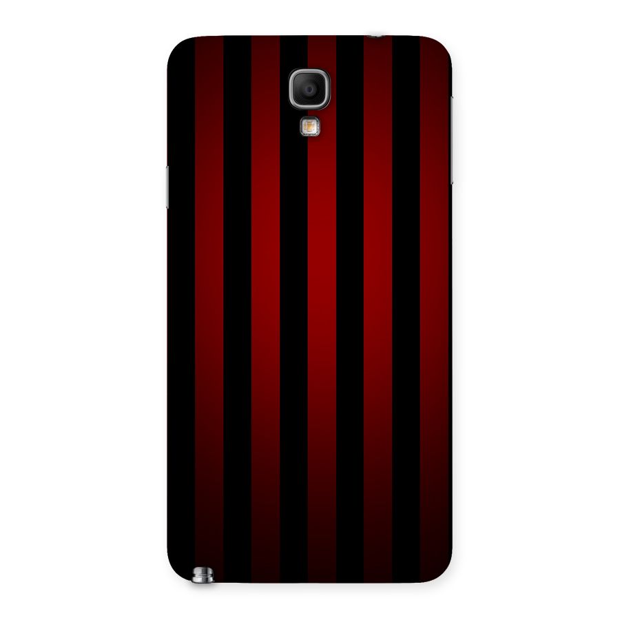 Red Black Stripes Back Case for Galaxy Note 3 Neo