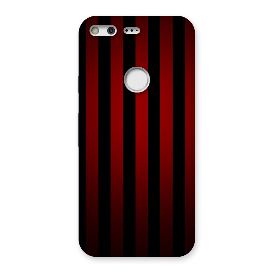 Red Black Stripes Back Case for Google Pixel