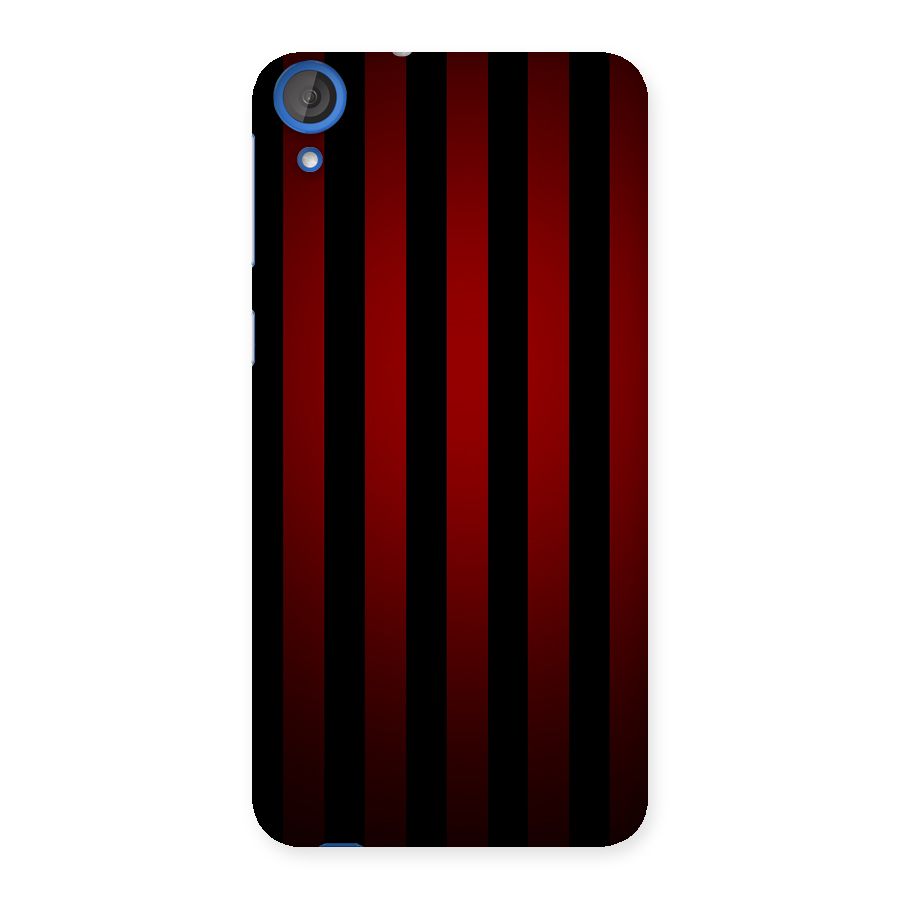 Red Black Stripes Back Case for HTC Desire 820