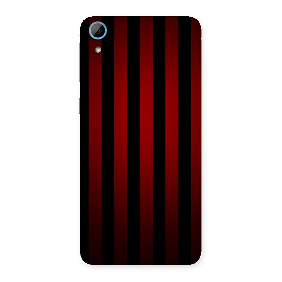 Red Black Stripes Back Case for HTC Desire 826