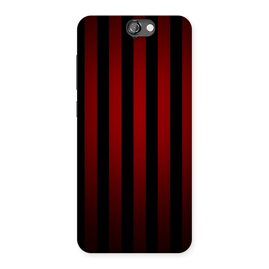 Red Black Stripes Back Case for HTC One A9