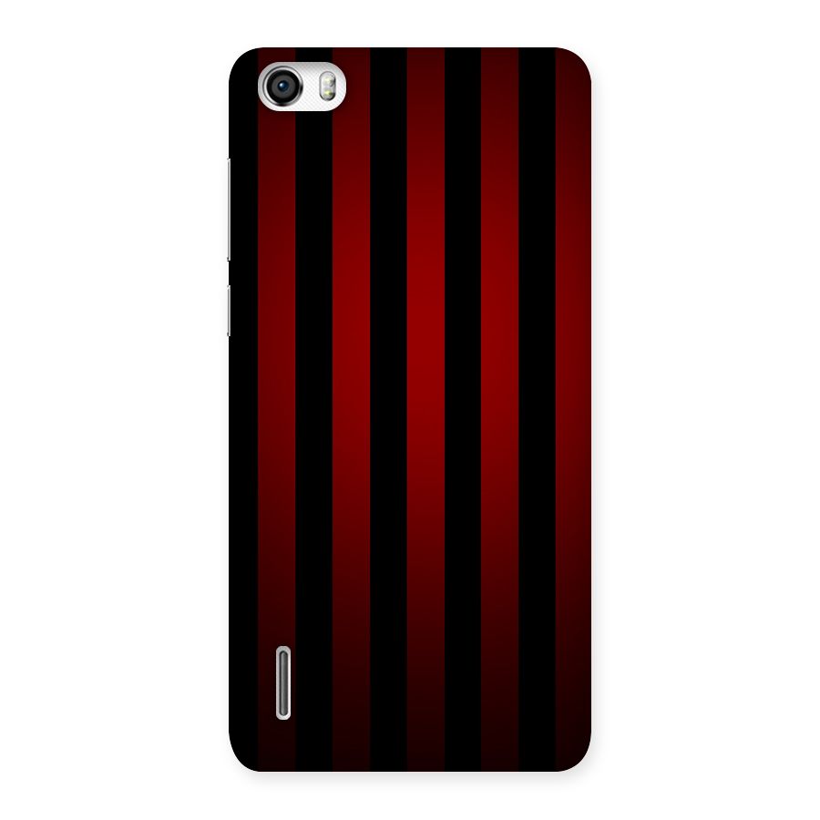 Red Black Stripes Back Case for Honor 6