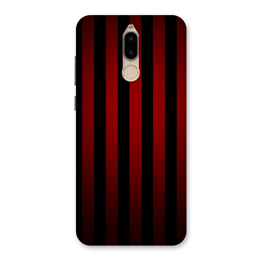 Red Black Stripes Back Case for Honor 9i