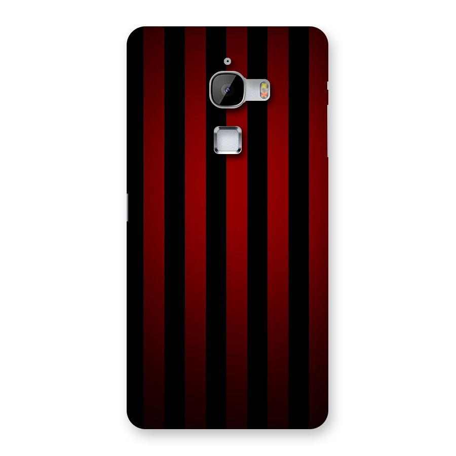 Red Black Stripes Back Case for LeTv Le Max