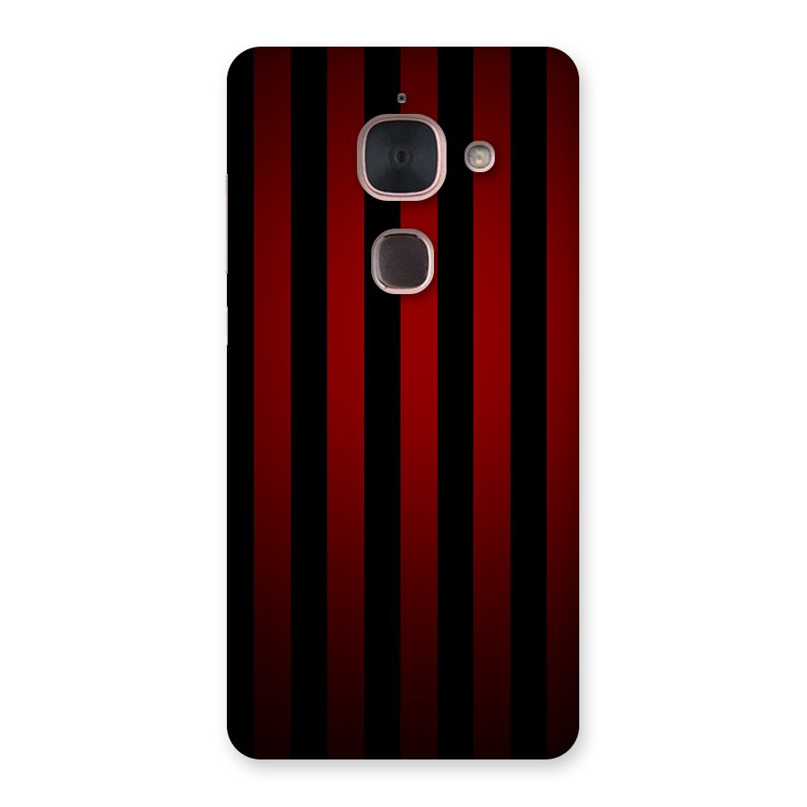 Red Black Stripes Back Case for Le Max 2