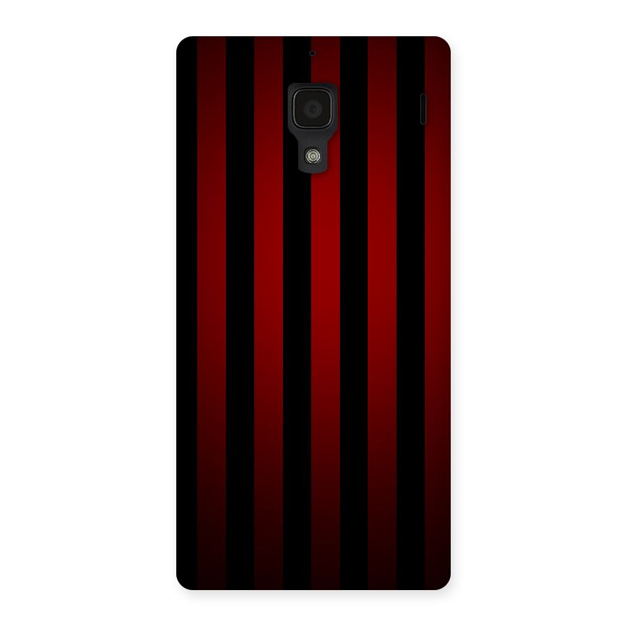 Red Black Stripes Back Case for Redmi 1S