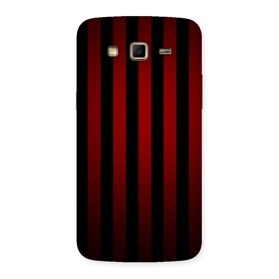 Red Black Stripes Back Case for Samsung Galaxy Grand 2
