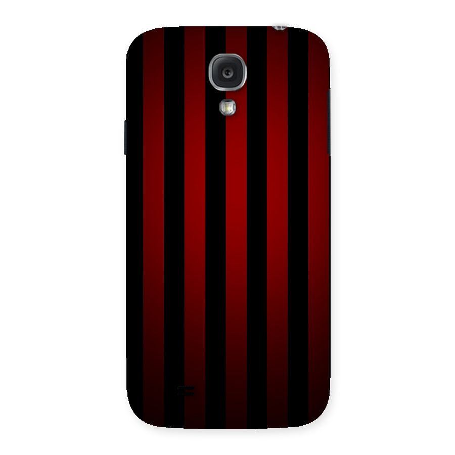 Red Black Stripes Back Case for Samsung Galaxy S4