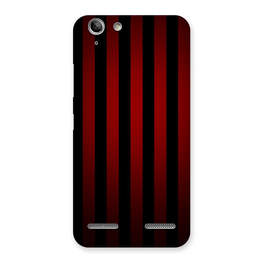 Red Black Stripes Back Case for Vibe K5