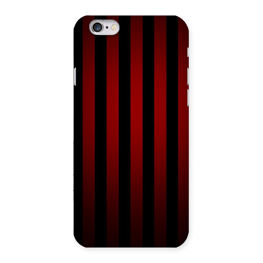 Red Black Stripes Back Case for iPhone 6 6S