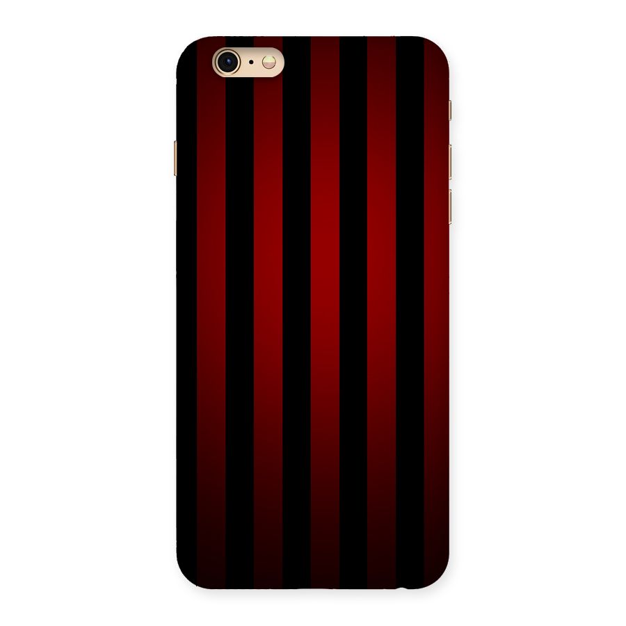 Red Black Stripes Back Case for iPhone 6 Plus 6S Plus