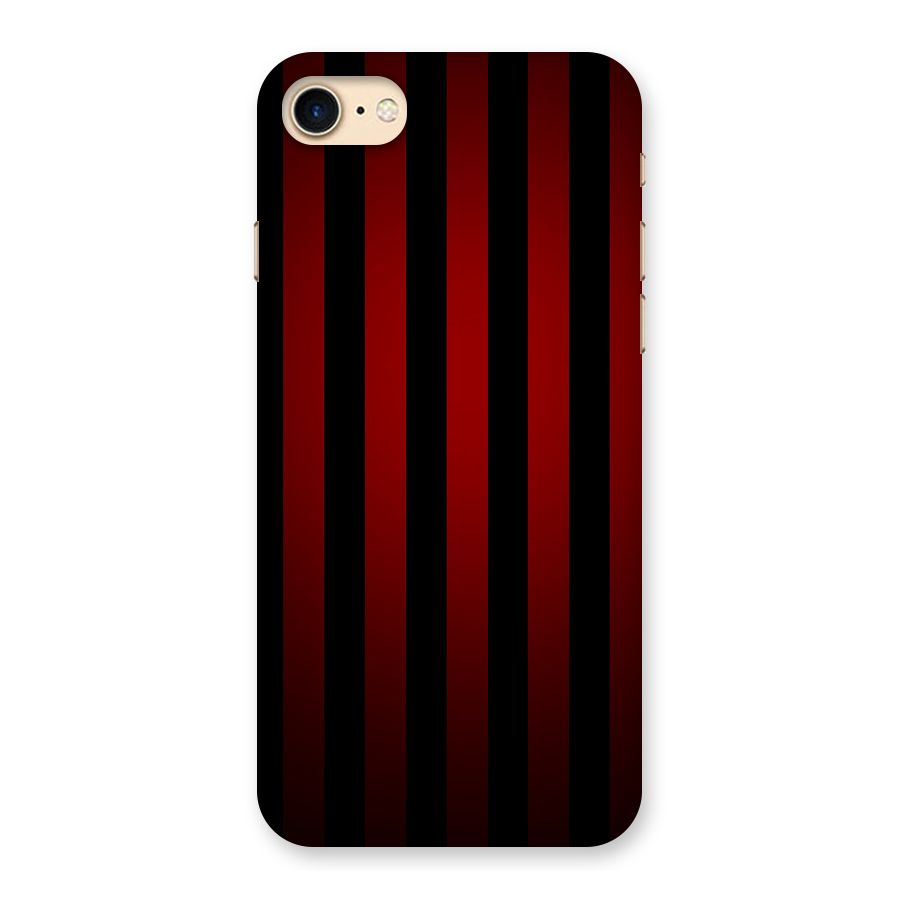 Red Black Stripes Back Case for iPhone 7