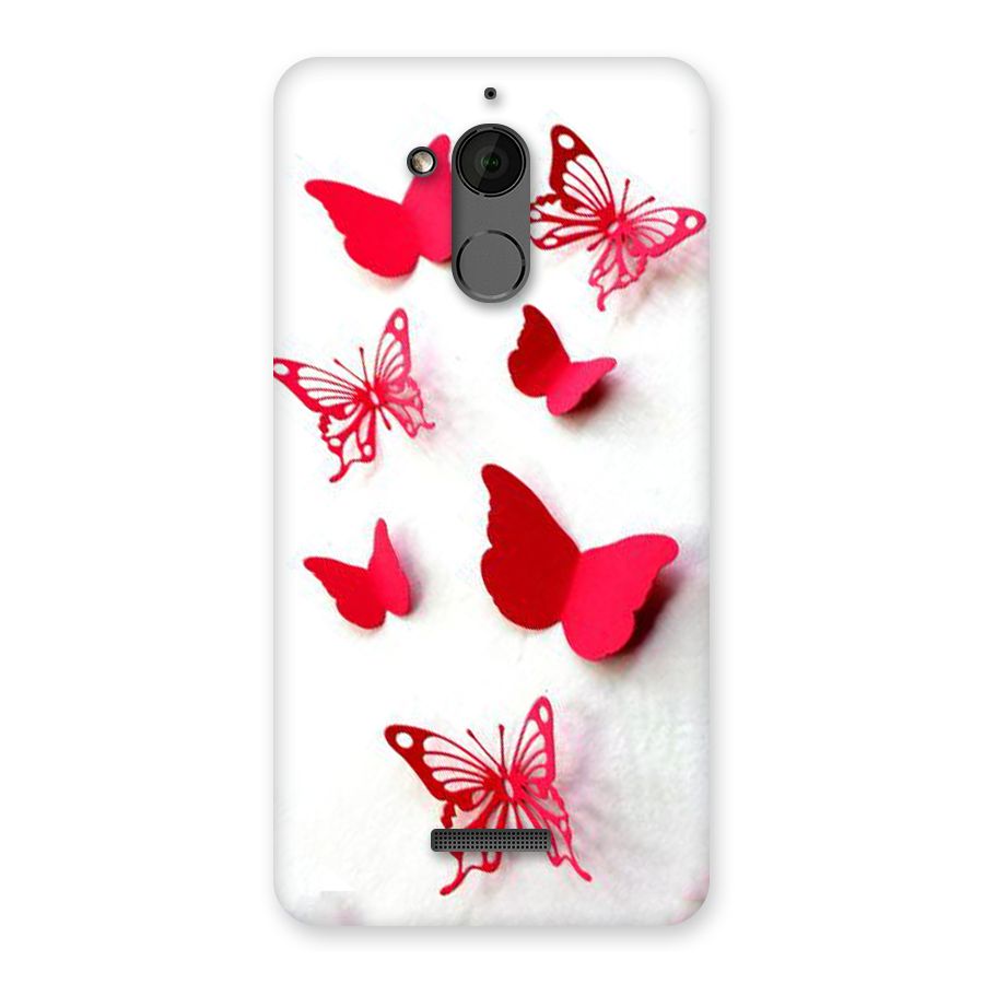Red Butterflies Back Case for Coolpad Note 5