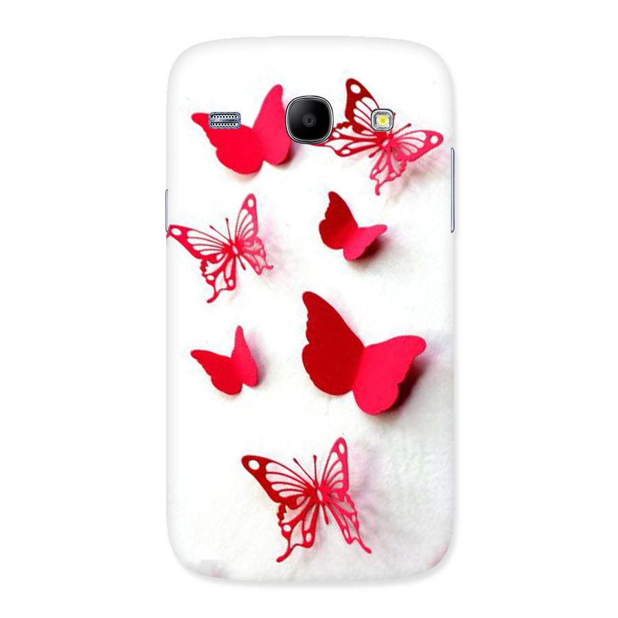 Red Butterflies Back Case for Galaxy Core