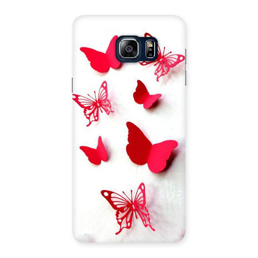 Red Butterflies Back Case for Galaxy Note 5