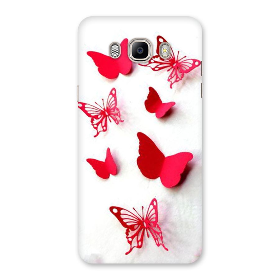 Red Butterflies Back Case for Galaxy On8