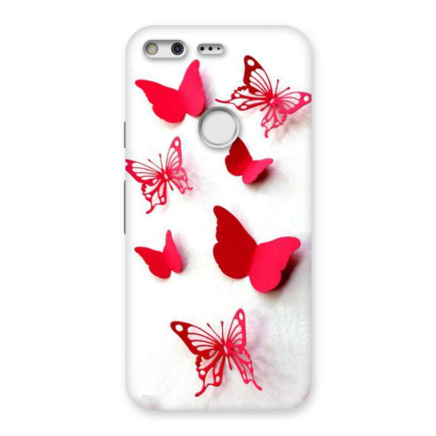 Red Butterflies Back Case for Google Pixel