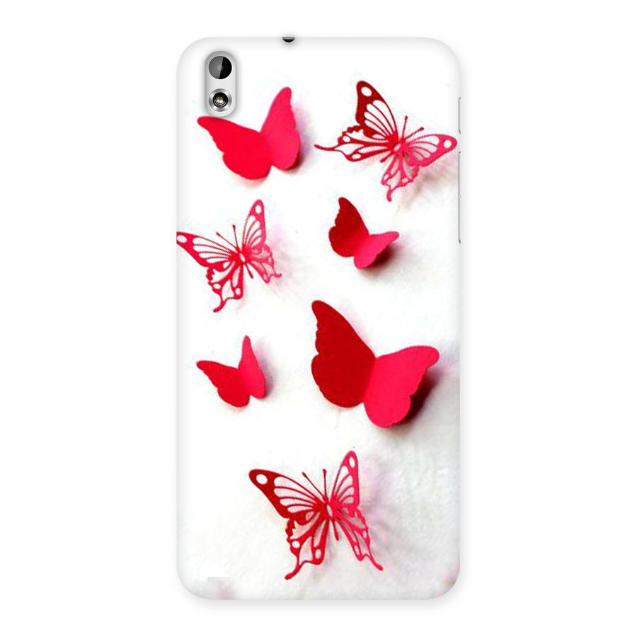 Red Butterflies Back Case for HTC Desire 816g