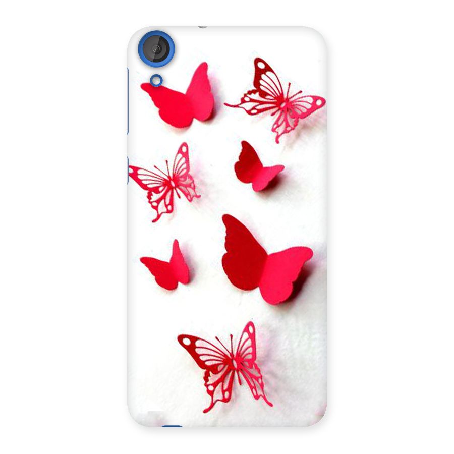 Red Butterflies Back Case for HTC Desire 820