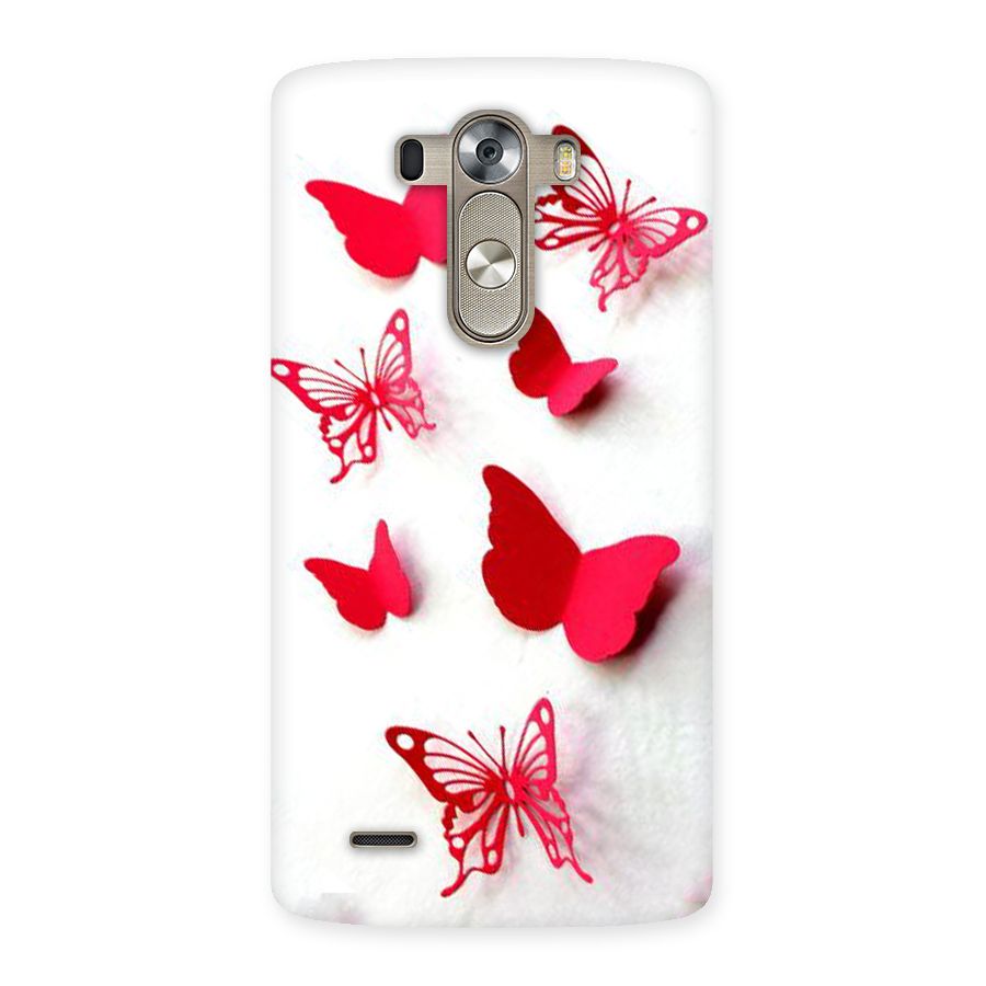 Red Butterflies Back Case for LG G3