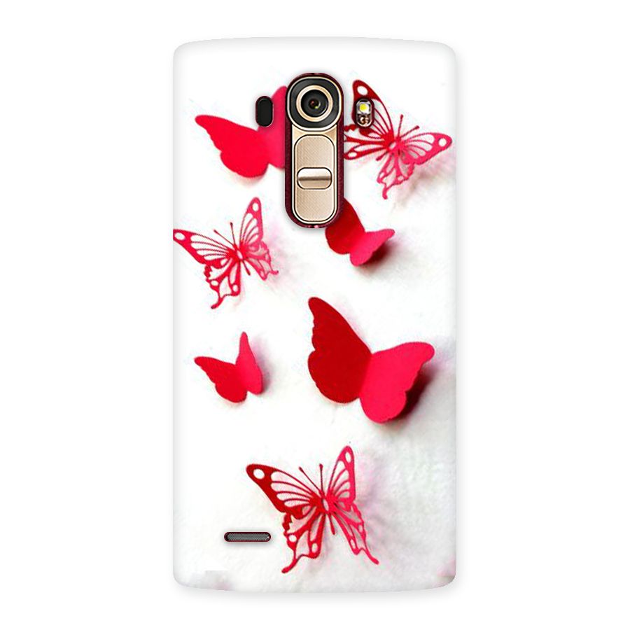Red Butterflies Back Case for LG G4