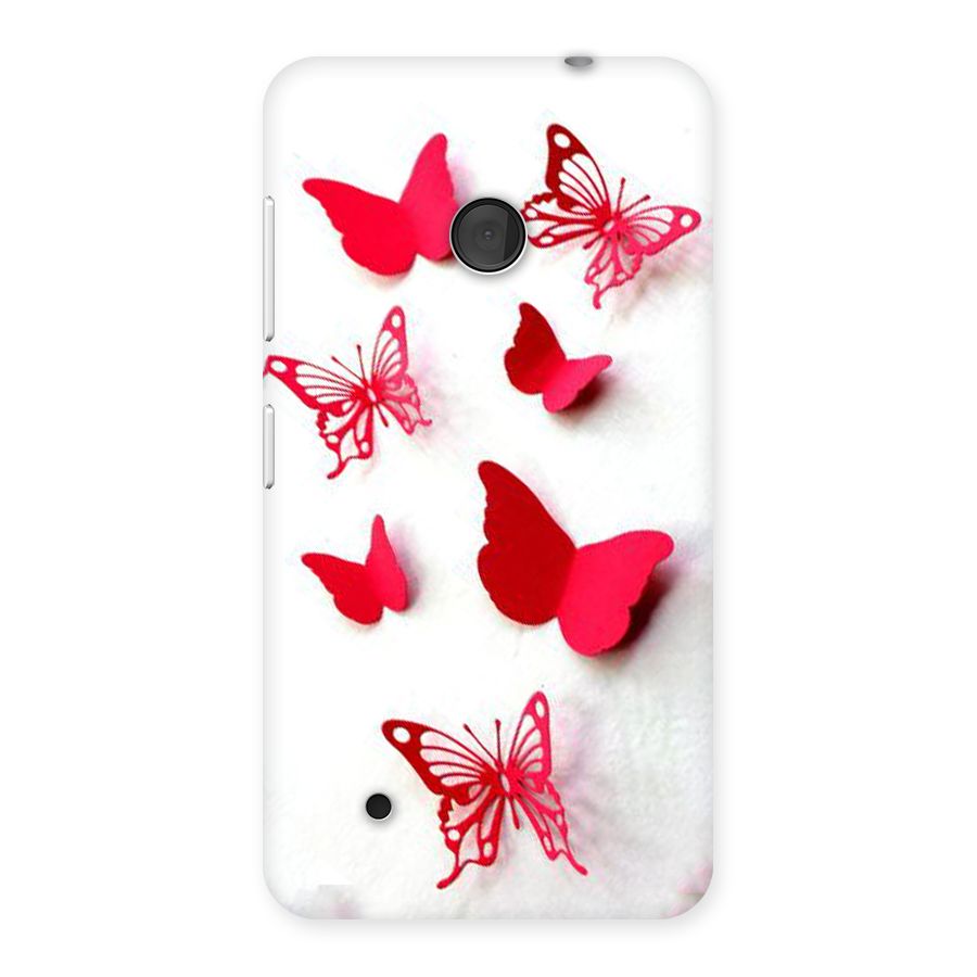 Red Butterflies Back Case for Lumia 530