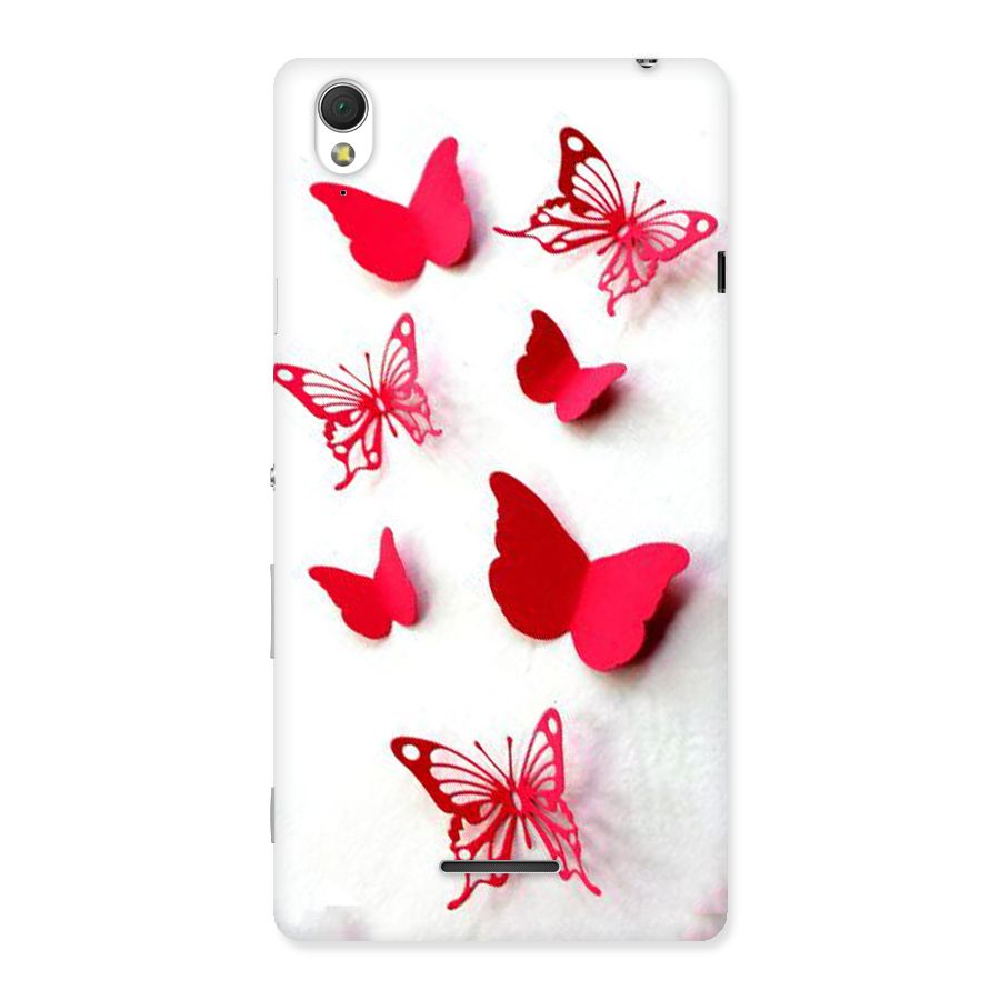 Red Butterflies Back Case for Sony Xperia T3