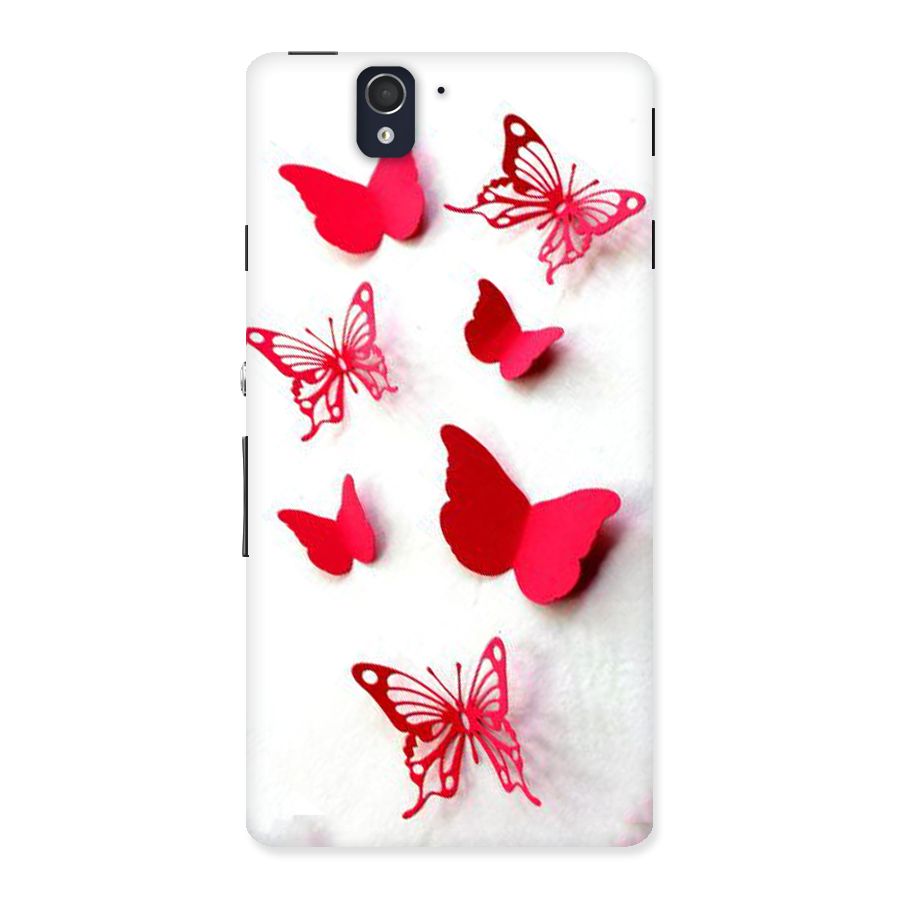 Red Butterflies Back Case for Sony Xperia Z