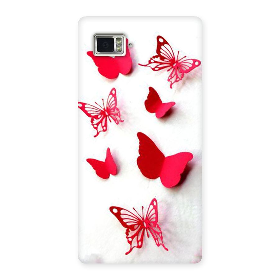 Red Butterflies Back Case for Vibe Z2 Pro K920