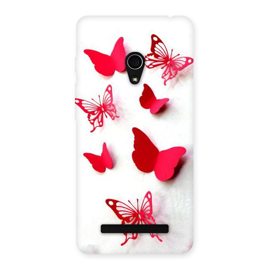 Red Butterflies Back Case for Zenfone 5
